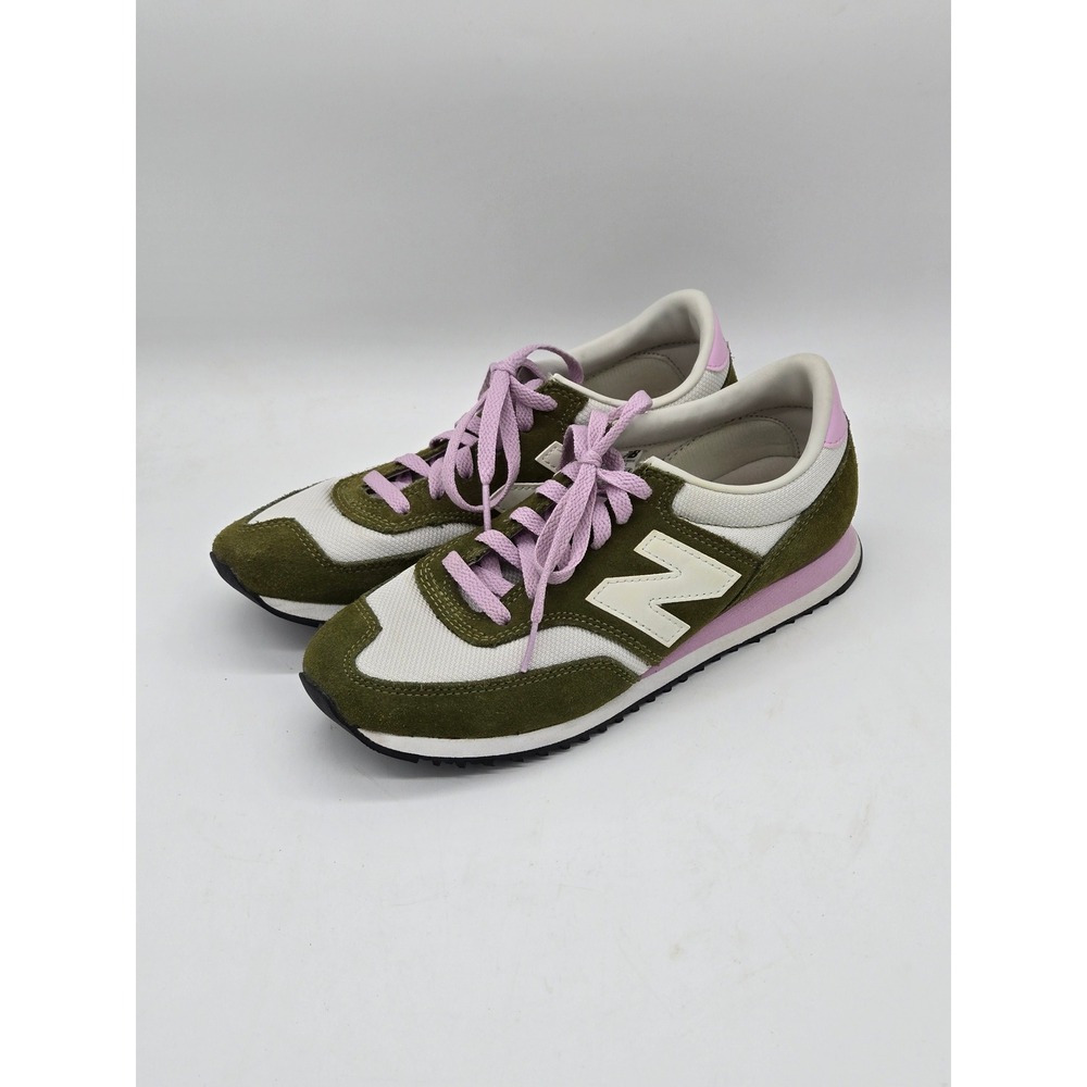 New Balance 620 Womens Sneakers Olive Green Pink White CW620JL2 Size 8